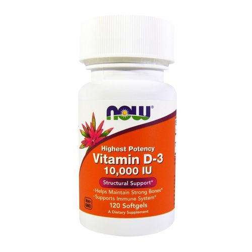 Vitamina D3 10000 UI (120 softgels) Now Foods (0)