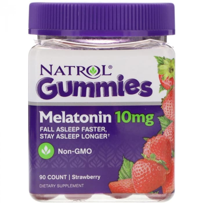 Gomas de Melatonina 10 mg 90 Gomas Sabor Morango - Natrol (0)